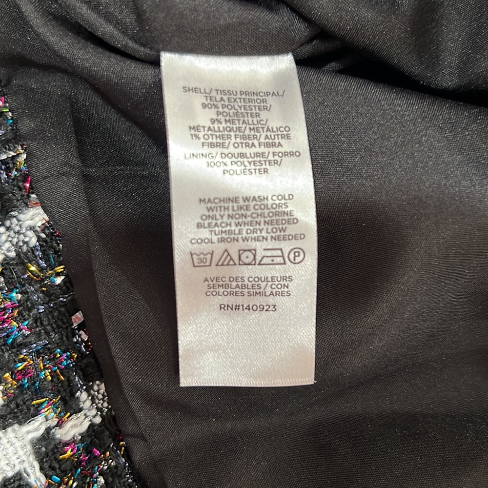 Loft Shimmer Tweet Shacket size large - Picture 9 of 9